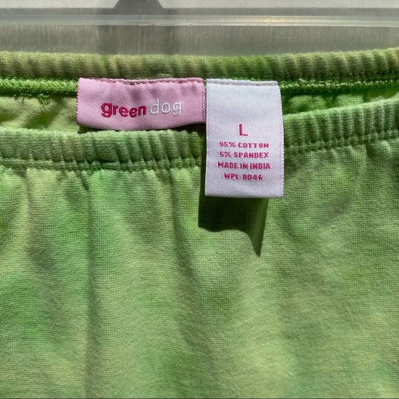 Green Dog | Y2K Vintage Tie Dye Ruffles Mini Skirt - Picture 7 of 7